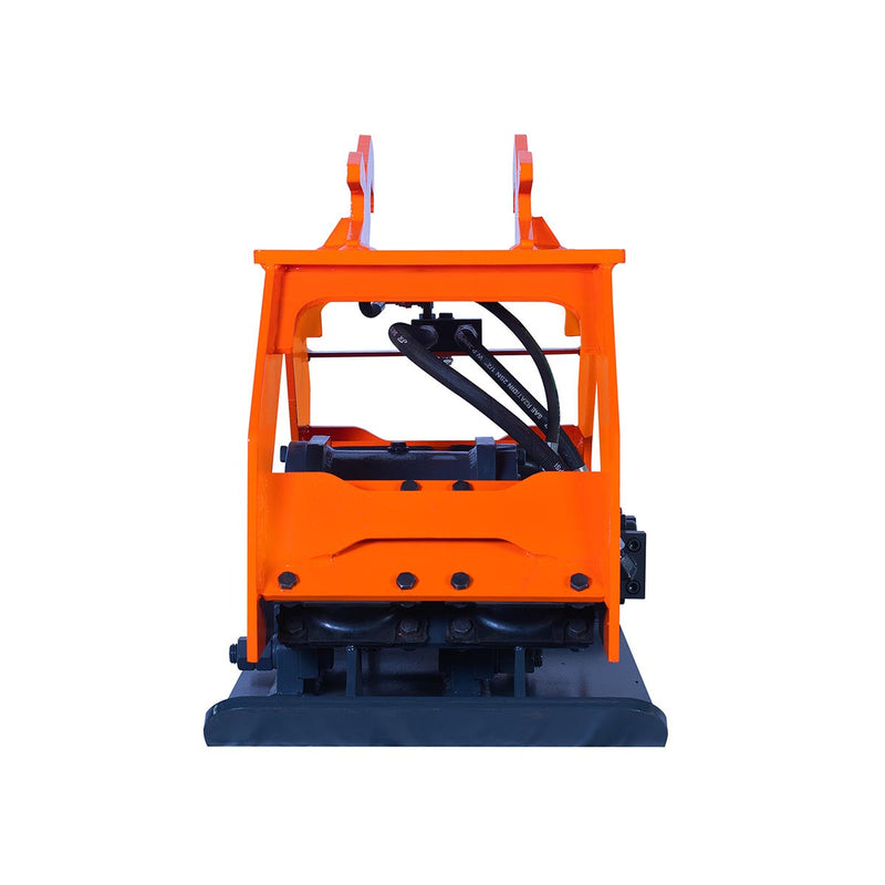 TMG Industrial 8,800-lb Hydraulic Plate Compactor, 2-4 Ton Excavator Weight, 19” Compact Capacity, TMG-ECP21